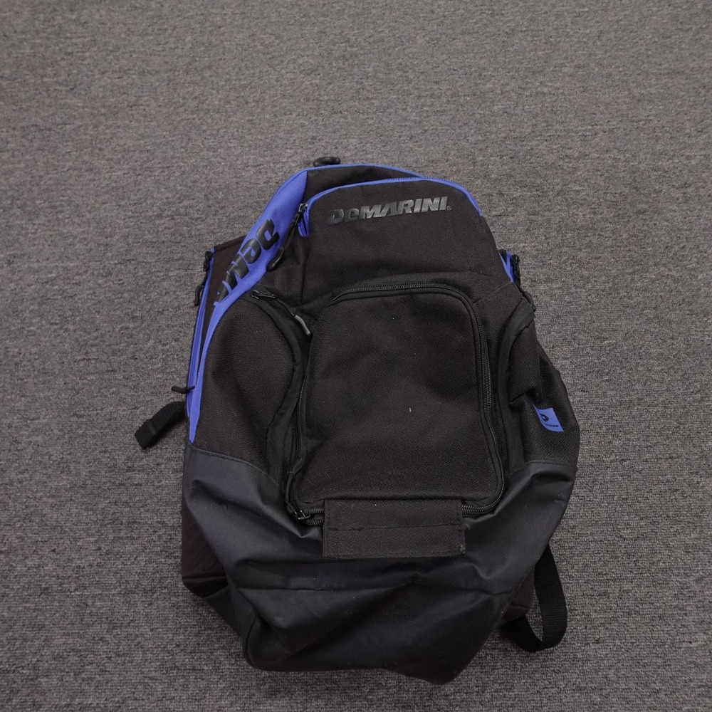 DeMarini Baseball Equipment Backpack Mens One Size Black Blue Bat Compartment